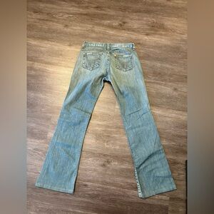 BEBE  Jeans Denim  Women Vintage Sz 29x32 Boot-cut. Brand New